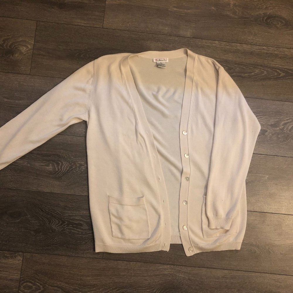 Talbots silk/cotton cardigan